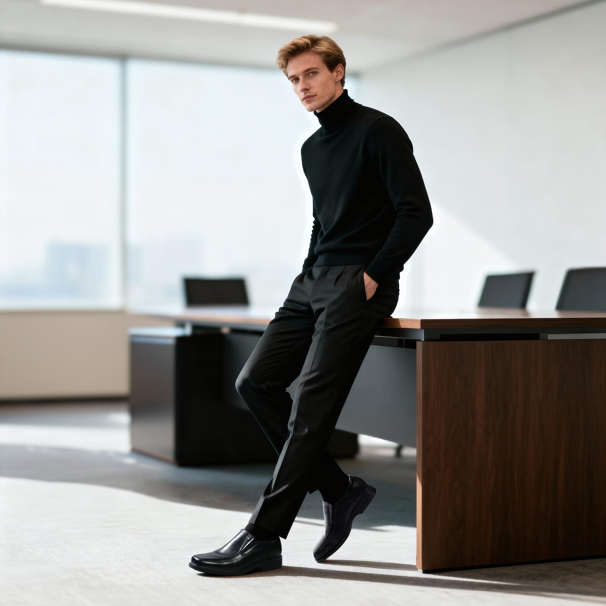 Bruno Marc Mocassin Homme Classique Chaussures Bateau et Mocassins Hommes Confortable pour Marche Bureau Extérieur