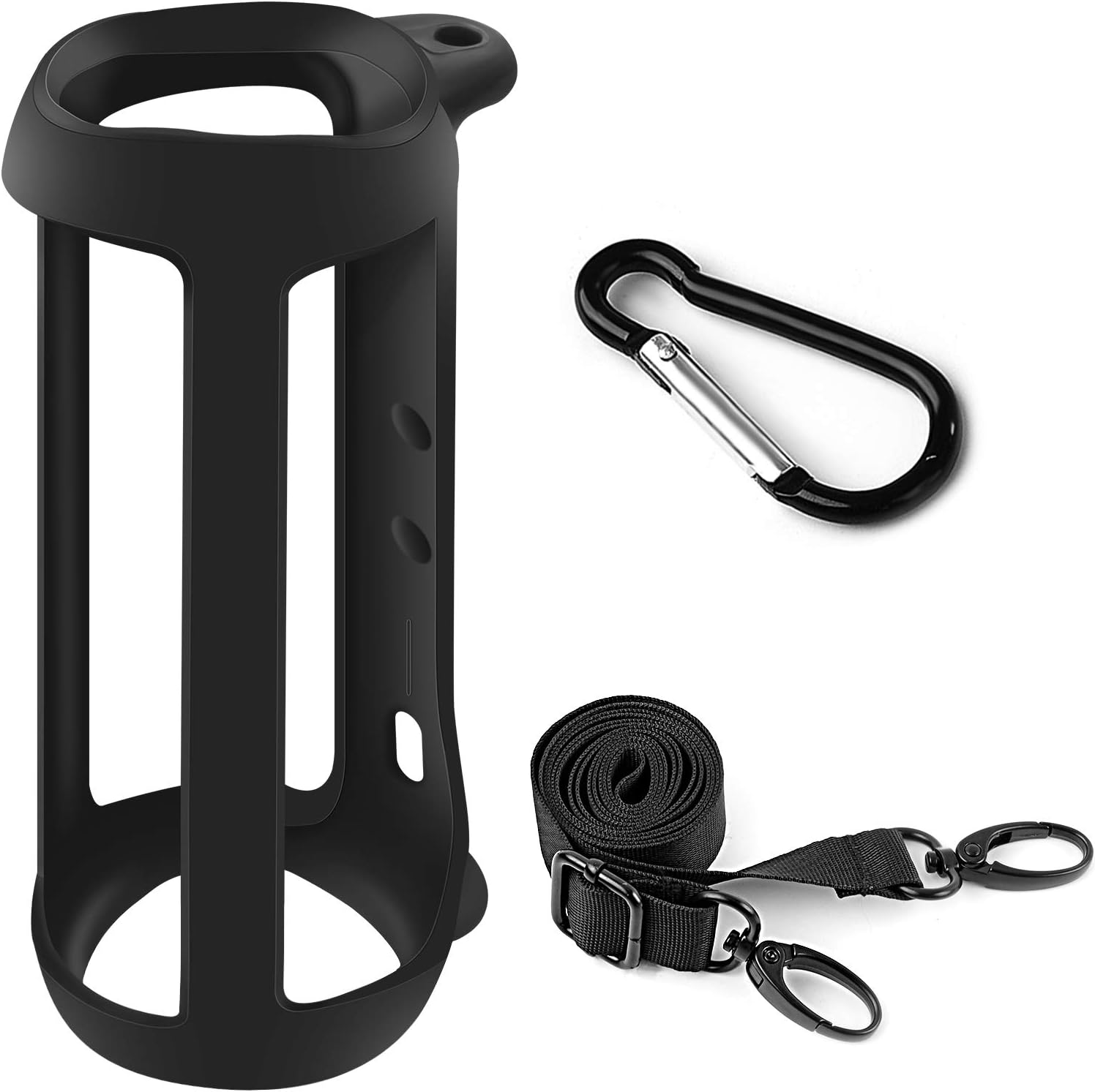 Silicone Case Compatible for FLIP 5 Portable Bluetooth Speaker, Gel Soft Skin Cover, Rubber Case, Travel Carry Pouch with Strap Not for Flip 6 (Speaker not Included