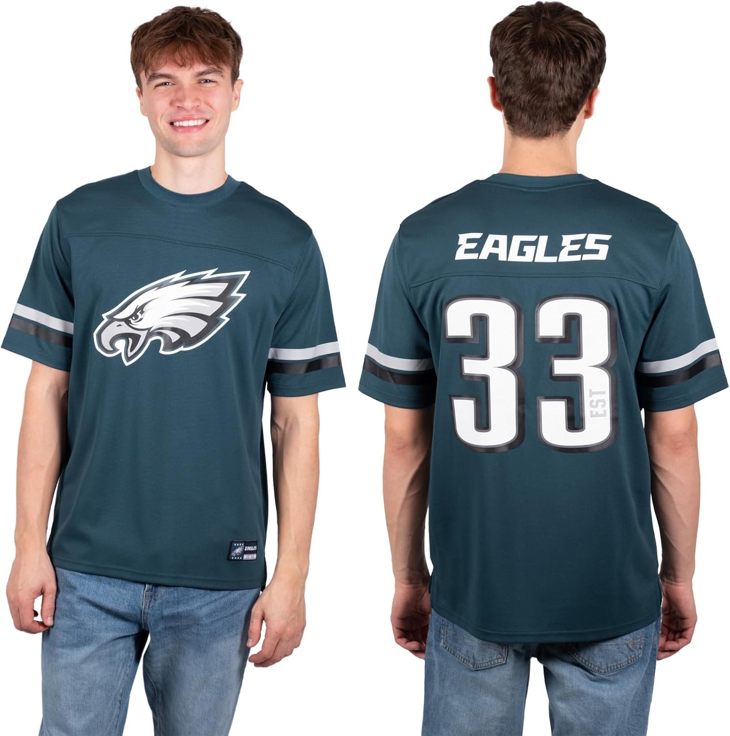 Ultra Game NFL Men's Soft Mesh Ultimate Vintage Game Day T-Shirt