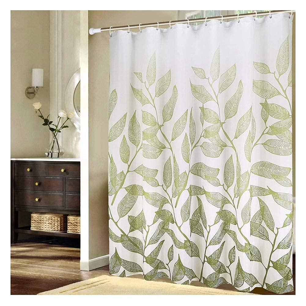 Rideau de douche sans chlore imperméable et rideau de bain long 200x200cm