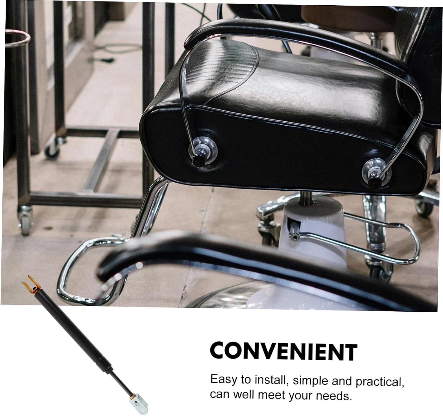 Mikinona Barber Chair Accessories Gas Spring Mounting Rod Solon Chair Hydraulic Pump Rod Reusable Replacement Random Color