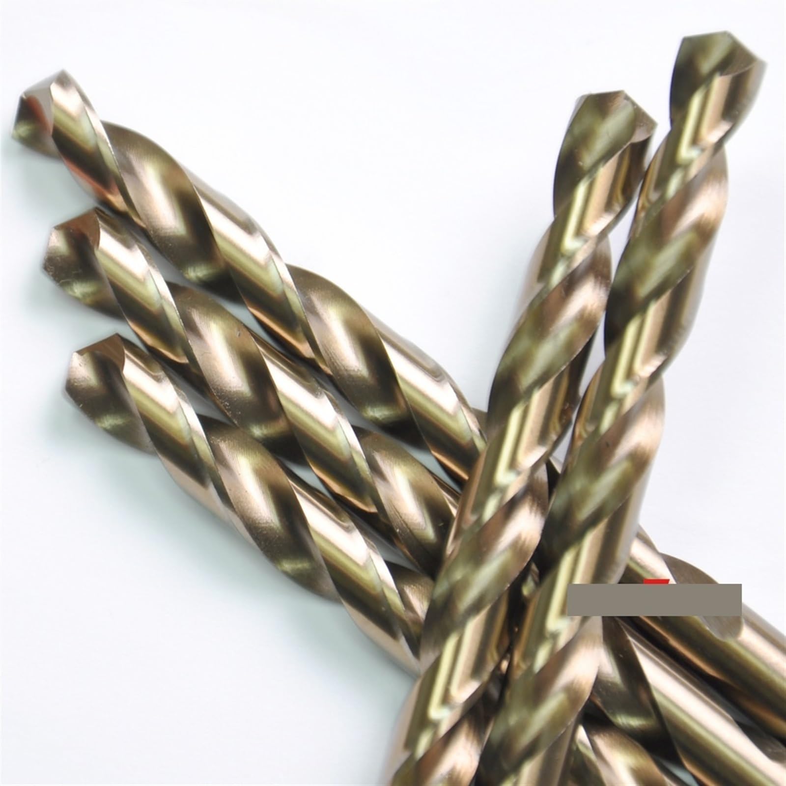 Juego de brocas de cobalto 10PCS 1.0-7MM M35, juego de herramientas de taladro HSSCO for taladrar en acero duro, acero inoxidable de hierro fundido(1.5mm)