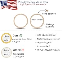 Vista 83 de Small Gold or Sterling Silver Huggie Hoop Earrings for Women Cartilage Nose Helix Tragus