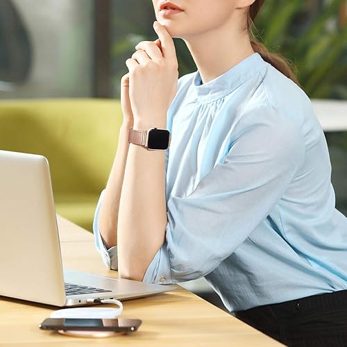 Miniatura 9 de POWER PRIMACY Correas compatibles con Apple Watch Band de 1.496 pulgadas, 1.575 pulgadas, 1.614 pulgadas, 1.654 pulgadas, para hombres y mujeres,