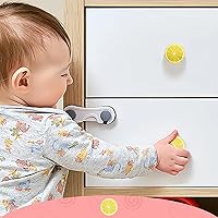 Vista 2 de Juego de 6 perillas redondas de goma suave con forma de dibujos animados para tiradores de gabinete, cajón, caja organizadora de armarios