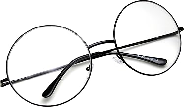grinderPUNCH - Non-Prescription Round Circle Frame Clear Lens Glasses