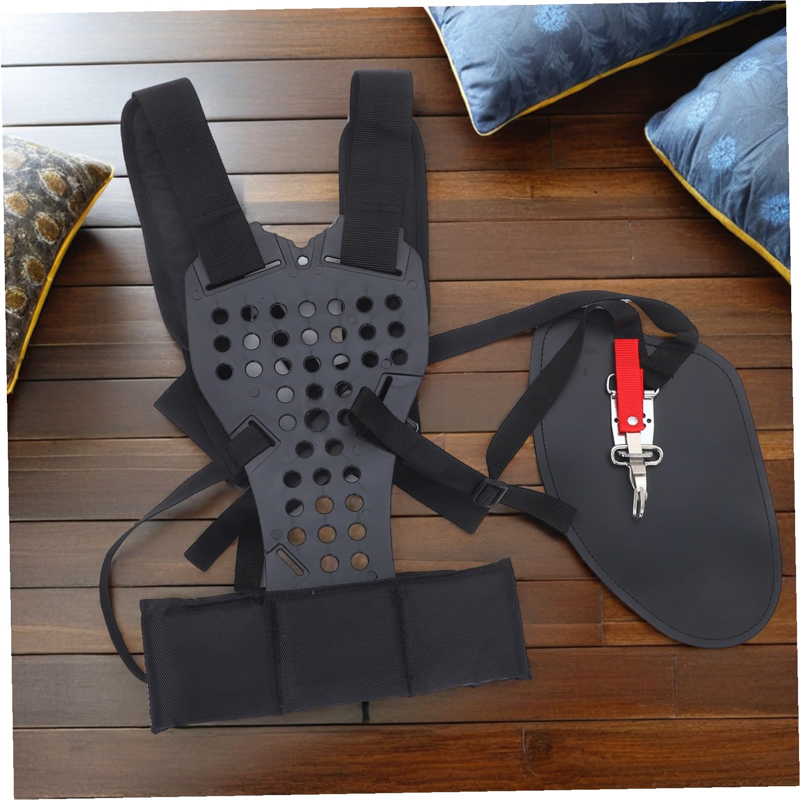 Cintura Imbottita per Spalla Trimmer Tracolla Bordata Cinghia per Rifinitore Ergonomica Imbarazione del Mazzazione Prople Doppia Spalla per Il Black