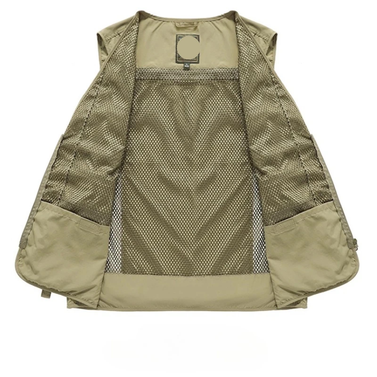 Gilet Fonctionnel d'été Respirant et Confortable, Gilet Multi-Poches for Loisirs en Plein air, de Camping Voyage pour Chasse