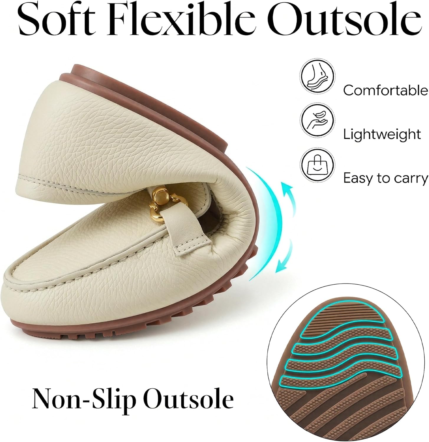 HARENCE Loafers for Women Comfortable Slip On Business Work Flats Shoes Casual Driving Moccasins Penny Loafer - Image 6