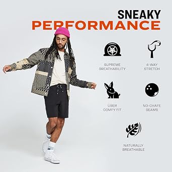 Pair of Thieves Men Off Duty Lounge Wear | Shorts for Men | Stretchy, Lightweight Cotton Blend | Drawstring Waist, Pockets