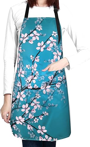 Miniatura 2 de Delantal para mujer con bolsillos prácticos para cocinar