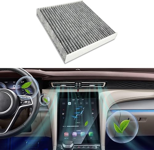 Filtro de aire de repuesto para pasajeros de automóvil, filtro de aire de cabina premium con carbón activado, filtros de aire de compartimento