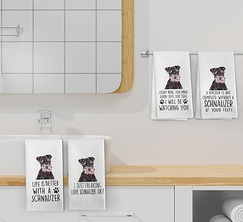 Vista 12 de Shih Tzu - Juego de 2 toallas de cocina para perro, juego de 2 paños de cocina y paños de cocina para perros Shih Tzu, decoración de perro Shih Tzu