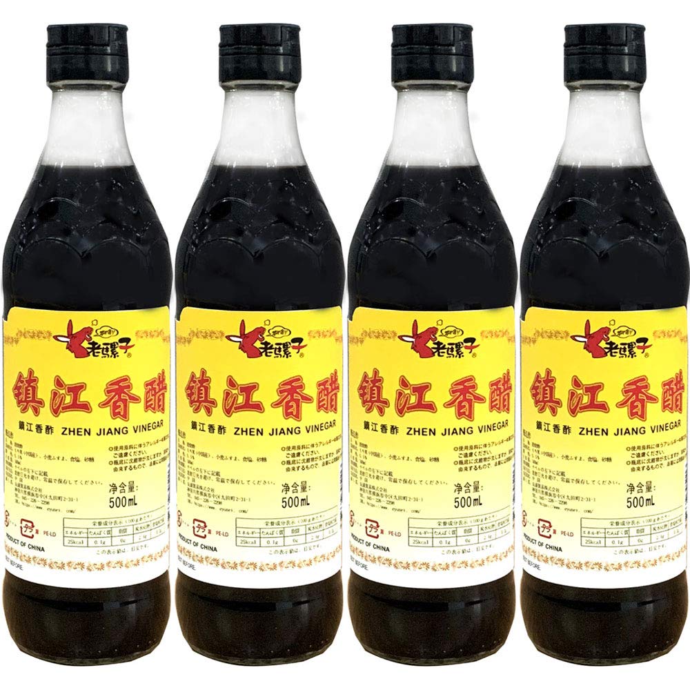 Amazon.co.jp: 老騾子(ロウバ) 鎮江香酢 500ml ×4本 : 食品・飲料・お酒
