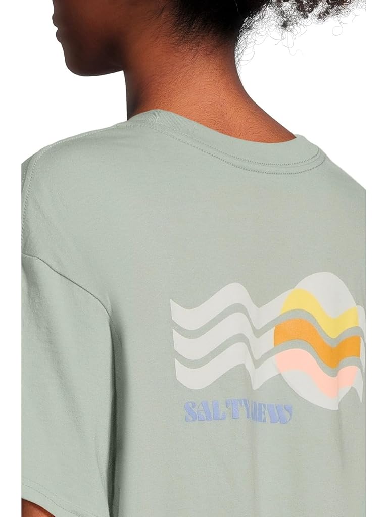 Green Salty Crew Waves Skimmer Tee