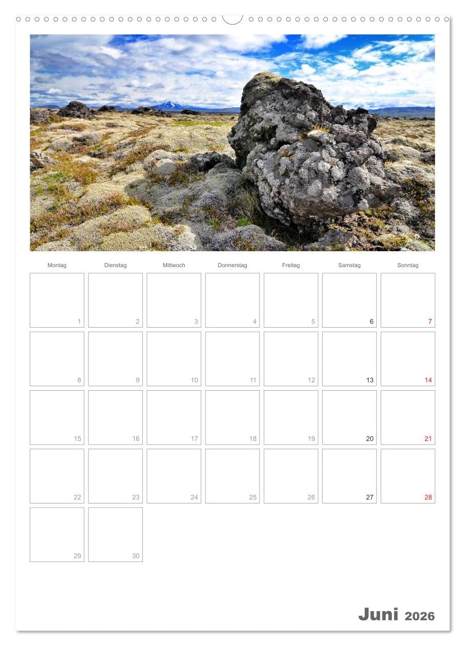 Faszination Island - Landschaftskalender mit Tagesplaner 2026 / Planer (hochwertiger Premium Wandkalender 2026 DIN A2 hoch), Kunstdruck in Hochglanz