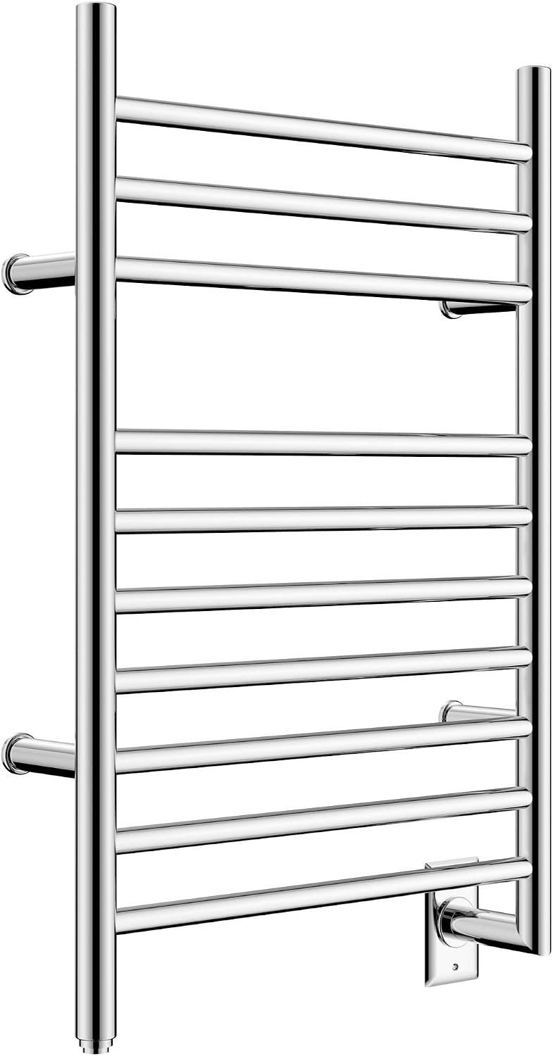 Blасk Frіdау - 80% оƒƒ HEATGENE Electric Towel Warmer, Wall Mounted Hardwired Narrow (19.7in) Towel Warmer, Compact Heated Electric Towel Racks - Mirror Polish