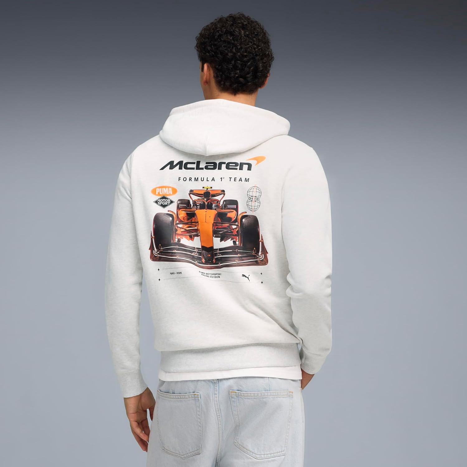 PUMA Mens Mclaren Graphic Hoodie Athletic Outerwear Casual - Black