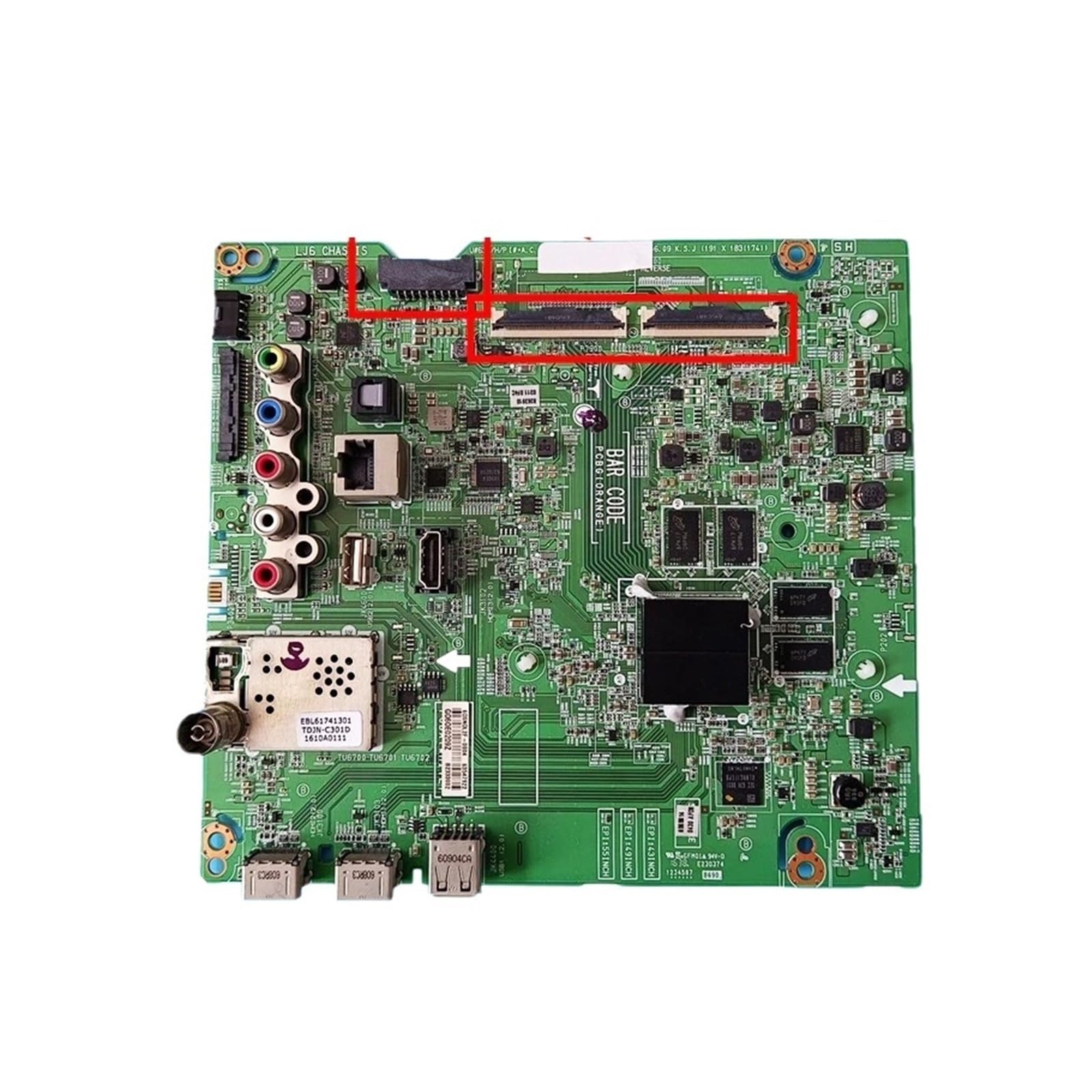 Carte mère EAX66804605 EAX66804605(1.1), Compatible avec Les téléviseurs LG 55 Pouces 55UH650V 55UH668V 55UH661V LC550EGG