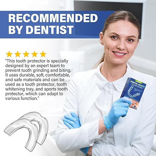 Miniatura 8 de Mouth Guard for Clenching Teeth at Night, Professional Night Guards for Teeth Grinding with Hygiene Case4pcs