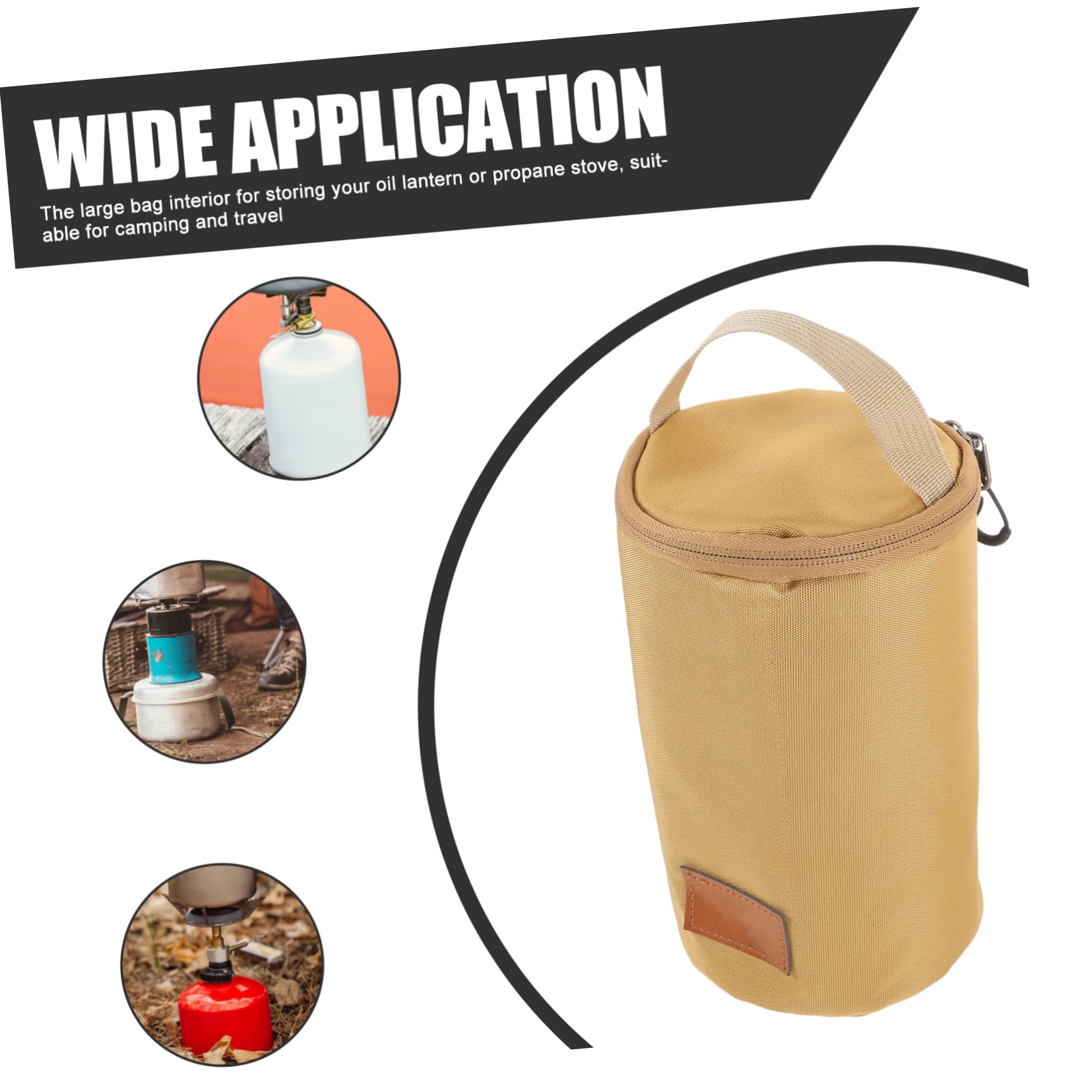 BRIGHTFUFU Outdoor Camping Propane Stove Pouch Durable Storage Bag for Kerosene Lanterns and Camping Burners Lightweight Portable Design for Travel and Outdoor