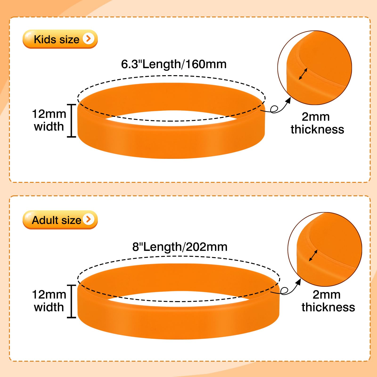 100 pezzi Braccialetti in silicone,Vuoti Braccialetto universale Sportive Braccialetti di gomma
