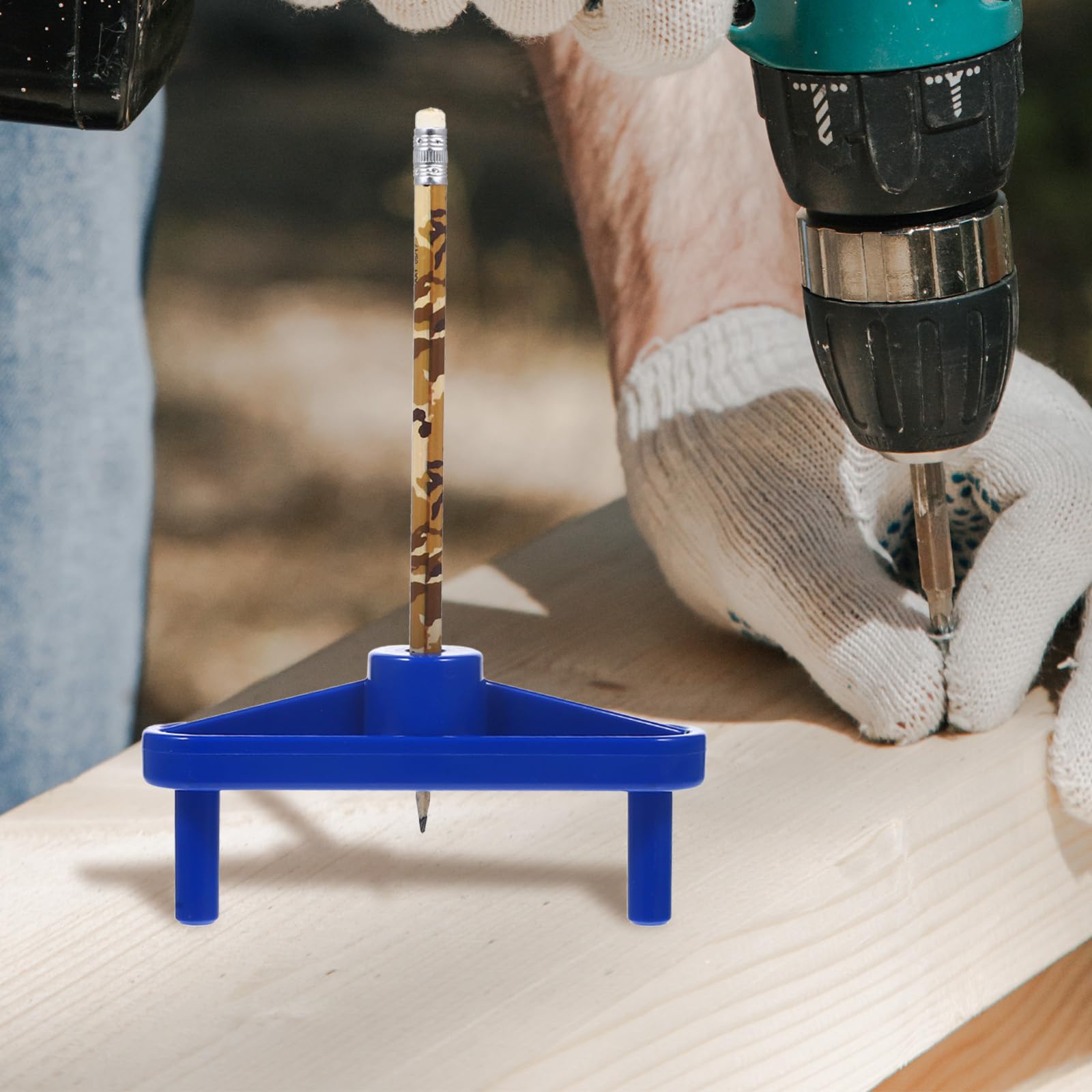 Uonlytech Center Scribe Blue Abs Plastic for Woodworking — Amazon image 3
