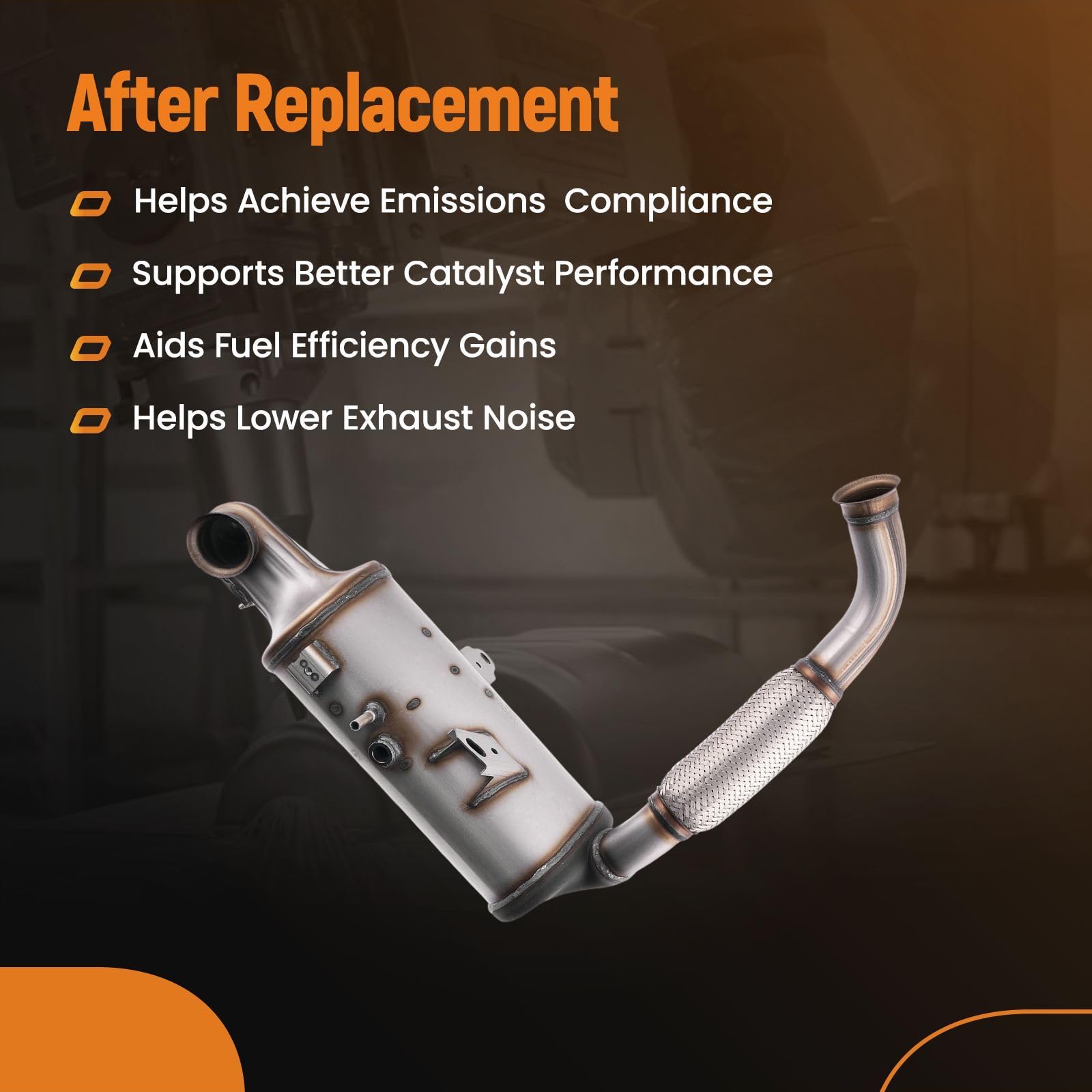 maXpeedingrods Filtro de partículas diésel DPF Euro 6 para Ford Tourneo Connect Kuga 2405156 KV615L243AD