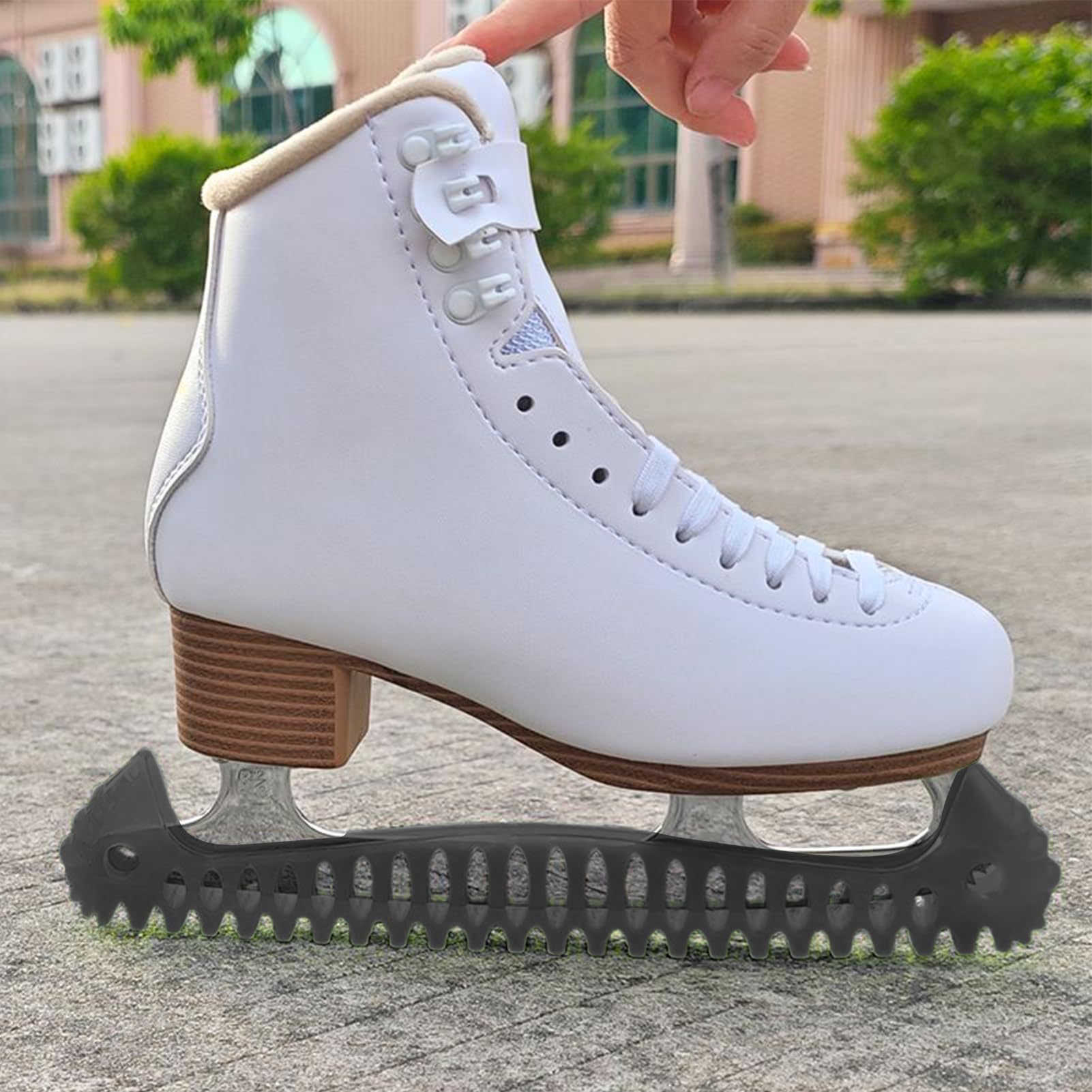 Protège-Lames Patins À Glace | 1 Paire Protection Élastique Souple Légère | Protège-Crosse De Hockey - pour Et Adultes Neige Hiver Entraînement Quotidien Intérieur Extérieur Vacances - 4