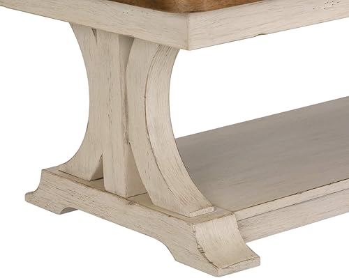 Miniatura 7 de Liberty Furniture Industries Farmhouse - Mesa de cóctel rectangular reimaginada, 48 pulgadas de ancho x 28 pulgadas de profundidad x 19 pulgadas de