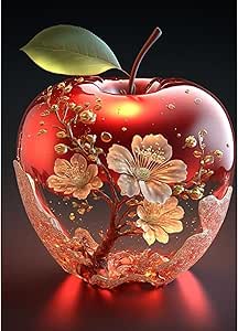 HEIBAGO 5D Diamond Painting Buddha 30x40cm - DIY Diamant Malerei Set Für Erwachsene