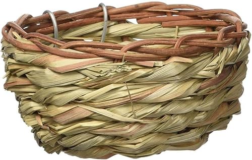 Miniatura 1 de Prevue Pet Products BPV1153 - Nido de ramitas de bambú para pájaros canarios, 3.0 in