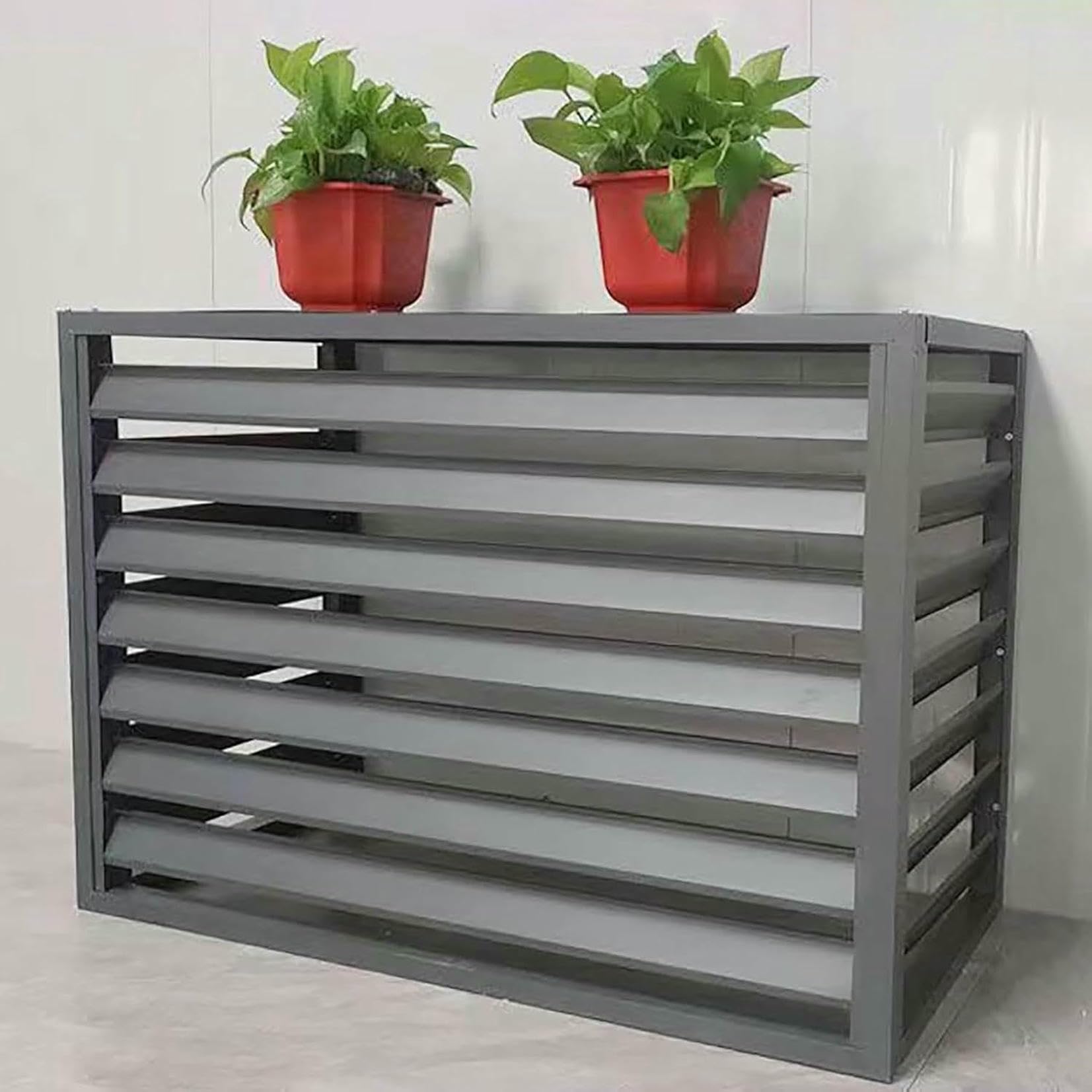 Cubre aire acondicionado exterior en aleación de aluminio reforzado