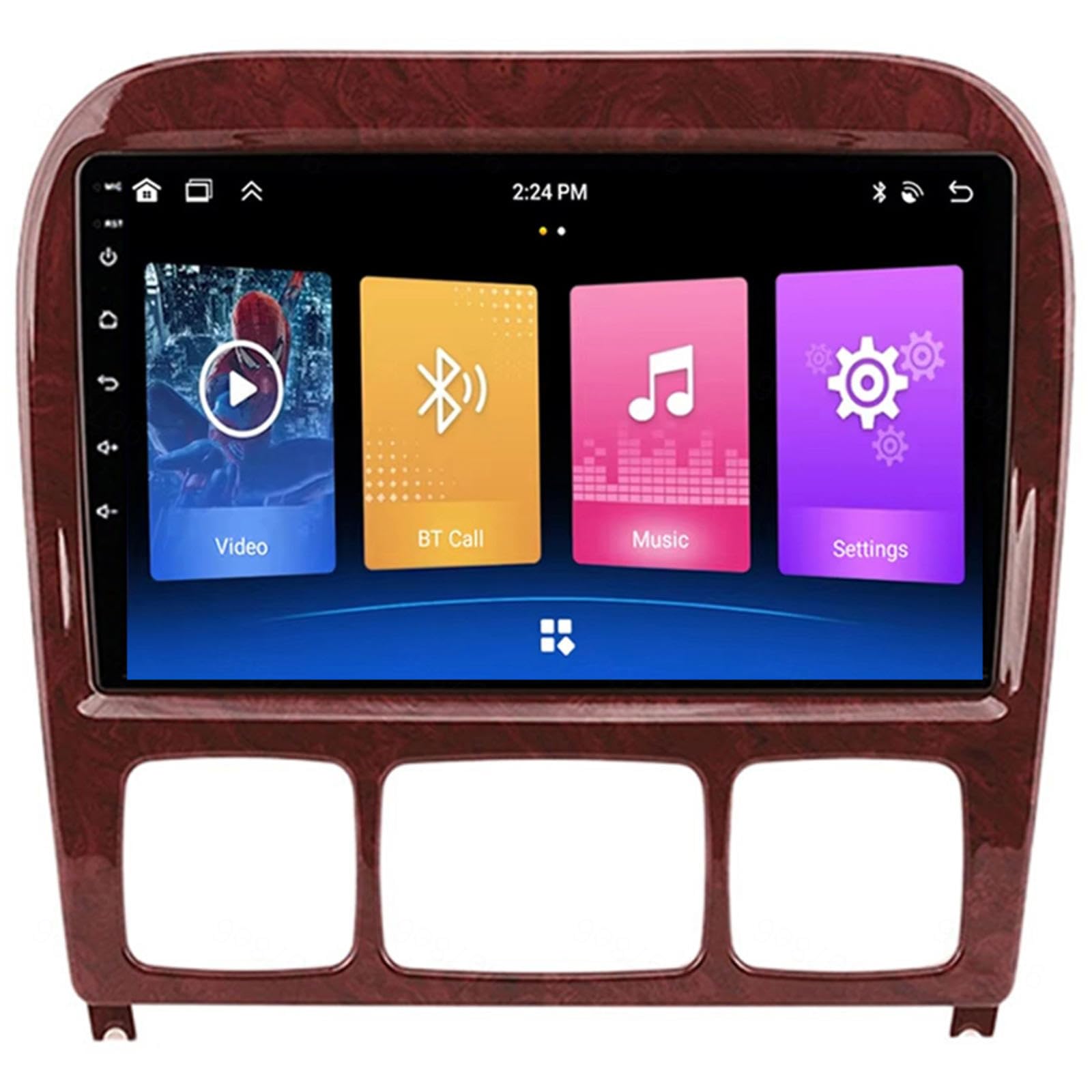 Android 15 Car Stereo 9" Samochód Dla Mercedes Benz S Class W220 1998-2005,M109