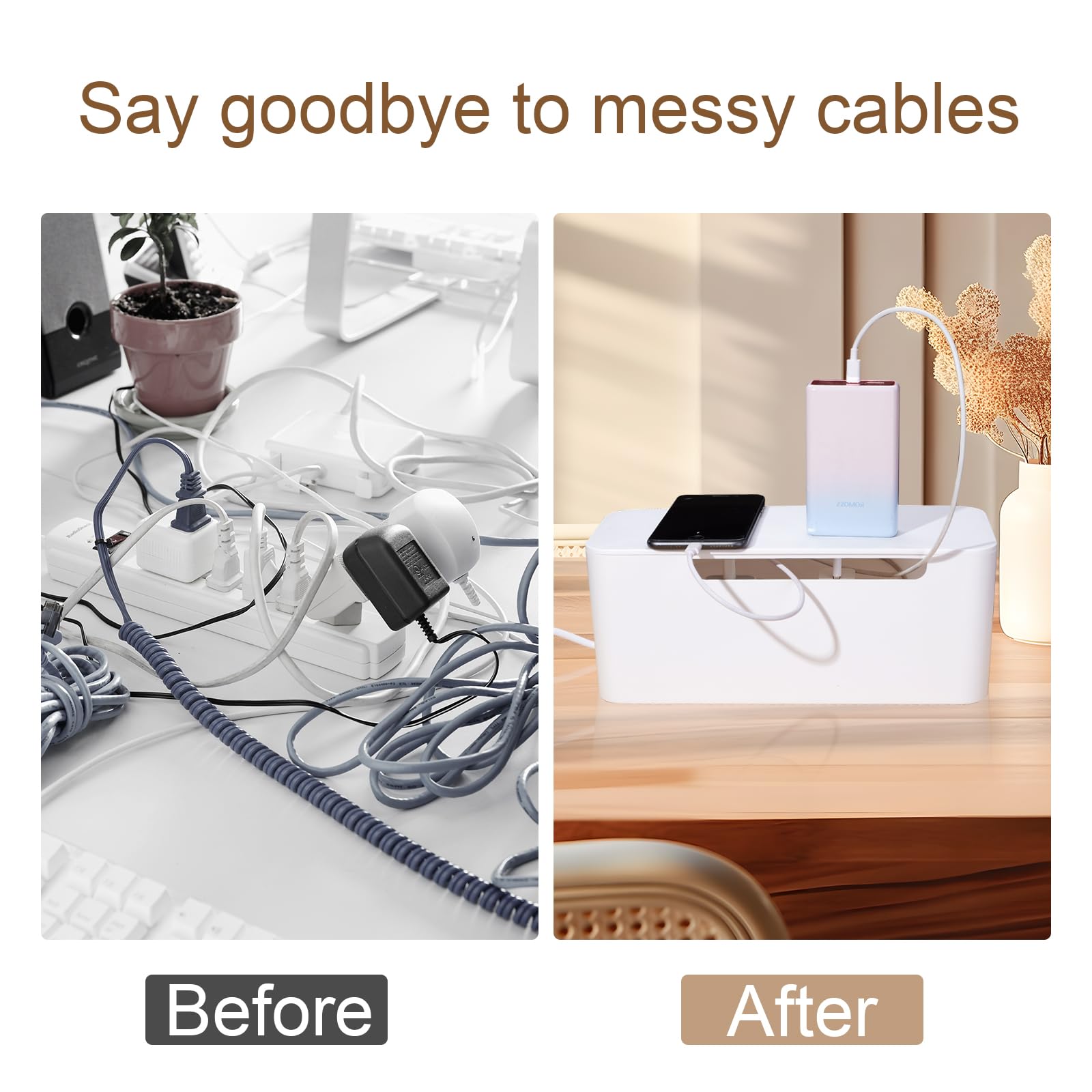 Eichzer Cable Box - Organize Your Cables! -6
