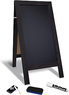 Better Office Products Magnetic A-Frame Chalkboard Sign, Extra Large 20