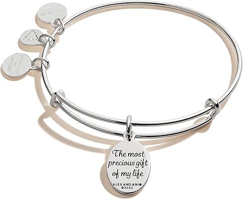 Miniatura 2 de Alex and Ani - Pulsera expandible de alambre para mujer, con dije significativo, colección Because I Love You, de 2 a 3.5 pulgadas