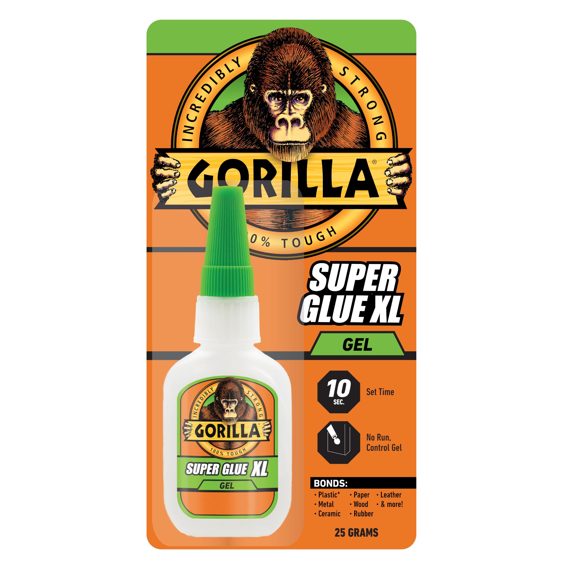 B&Q -  Xl 25G Gel Adhesive Impact Tough Clear Fast-Dry Bond