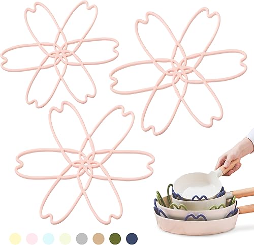 Miniatura 14 de iPROTECT - Experto en Apilar | Protector Multiusos de BPA Libre de Silicona para Ollas y Sartenes. Juego de 3. Salvamanteles para Todos los Tamaños