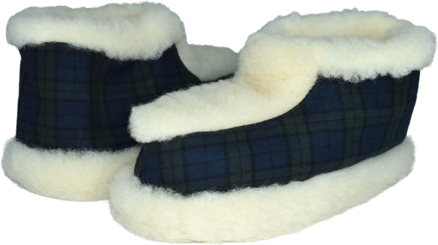 Lee Valley, Ireland LV6-Women's Slipper Boots Green/Navy Tartan US Sizes 10/11, EU 43/44
