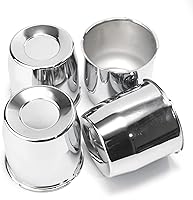 Vista 20 de 4 Piezas Tapas Centrales de Rueda de Remolque de 2.64 Pulgadas Push Through Diámetro de 2.64" Altura 2.4" para Rin de Camión SUV RV, Cubierta