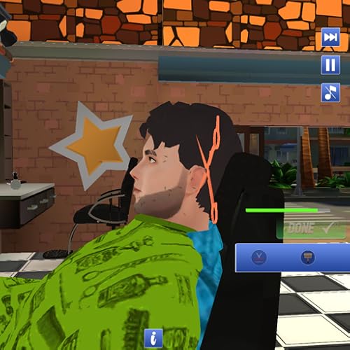 Salão de cabeleireiro, barbearia virtual, jogos de corte de cabelo e moda