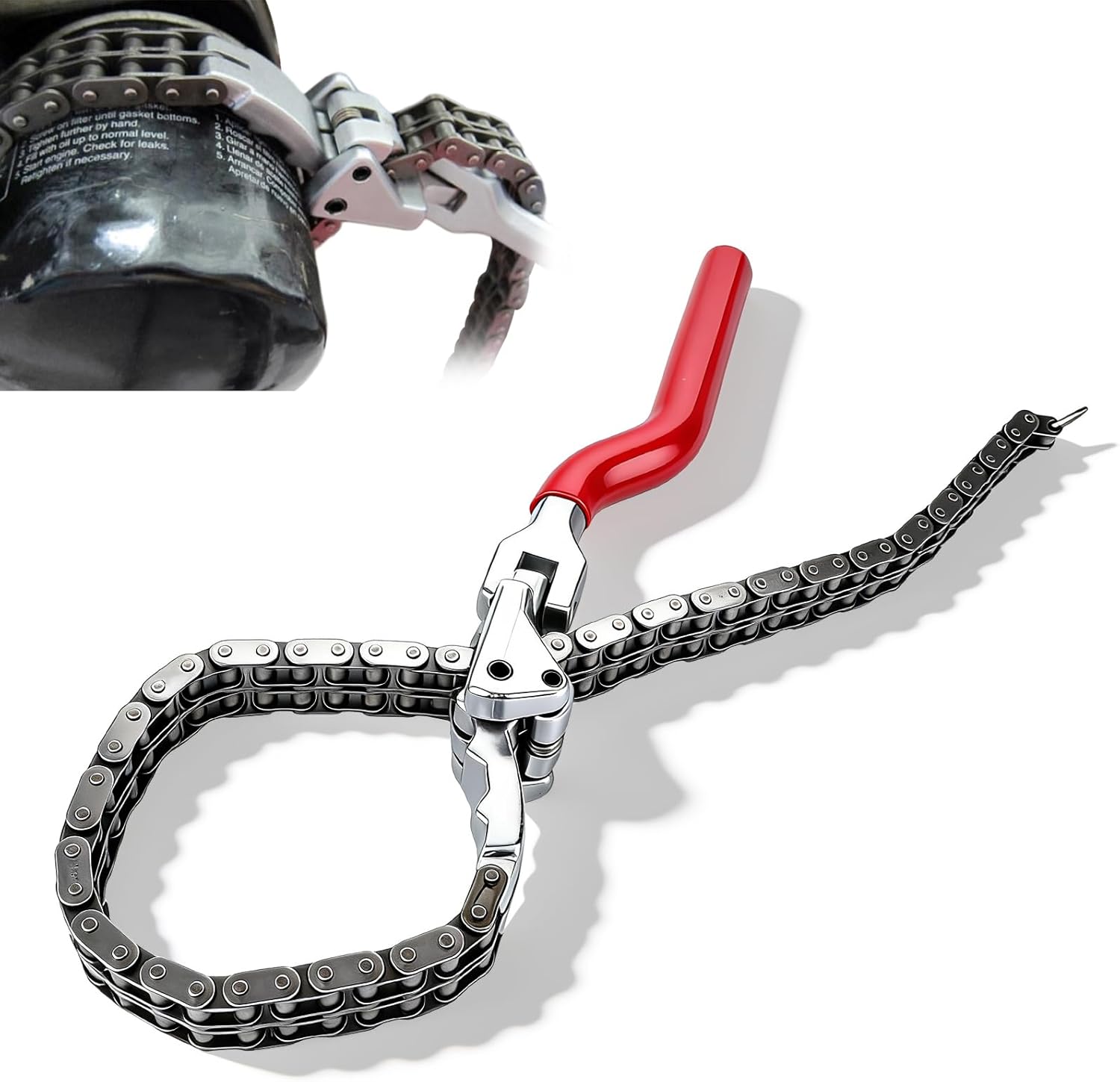Emoshayoga Heavy Duty Oil Filter Wrench High Hardness Heavy Duty U1312 Rugged Oil Filter Removal Tool Oil Filter Spanner for Auto Repair Tool