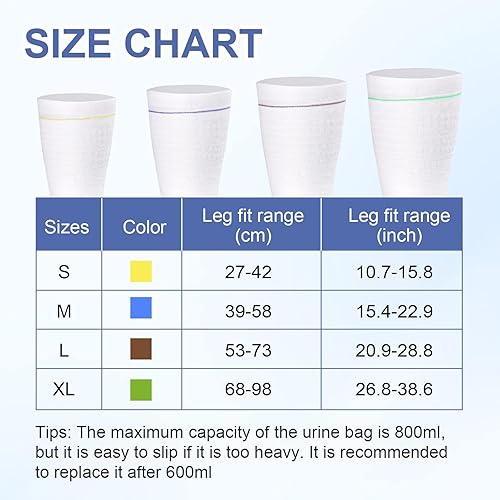 Miniatura 5 de 2 soportes para bolsa de catéter para hombres o mujeres, soporte para bolsa de catéter, suministros de catéter, manga de pierna, suministros
