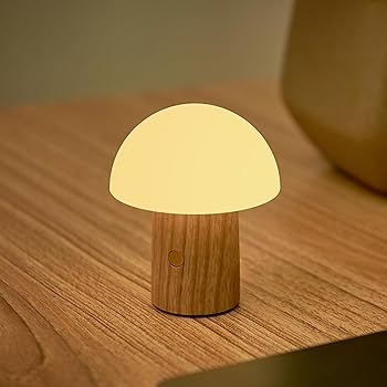 mushroom　0705 Gingko 7 Colour Changing RGB Alice Mushroom Lamp, Mood Light