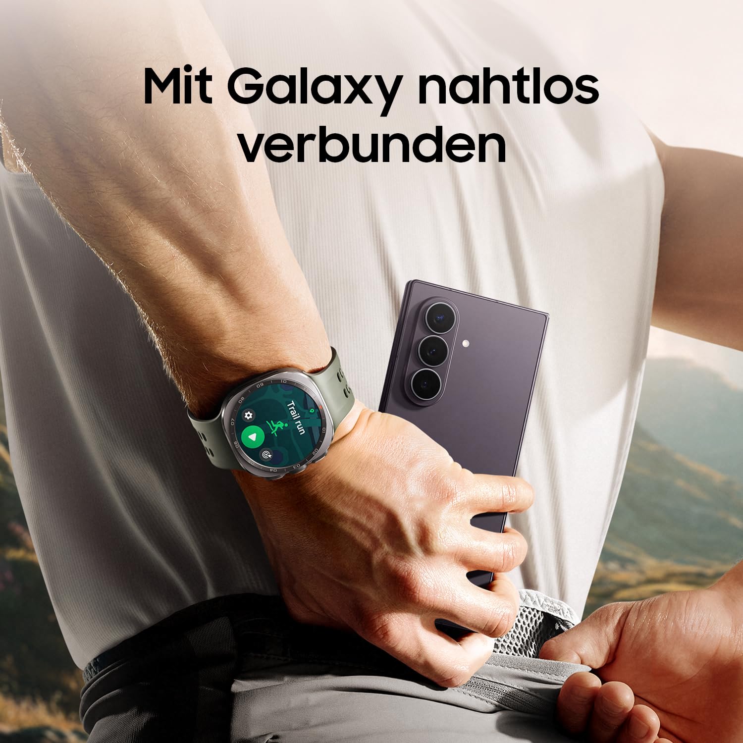 Samsung Galaxy Watch Ultra2 Smartwatch, 47 mm, LTE, Titanium Gray | Fitnessuhr für Trail Running, Tauchen, Radfahren, 800mAh Akku, Schnellladen, 3 Jahre Herstellergarantie [Exklusiv auf Amazon]