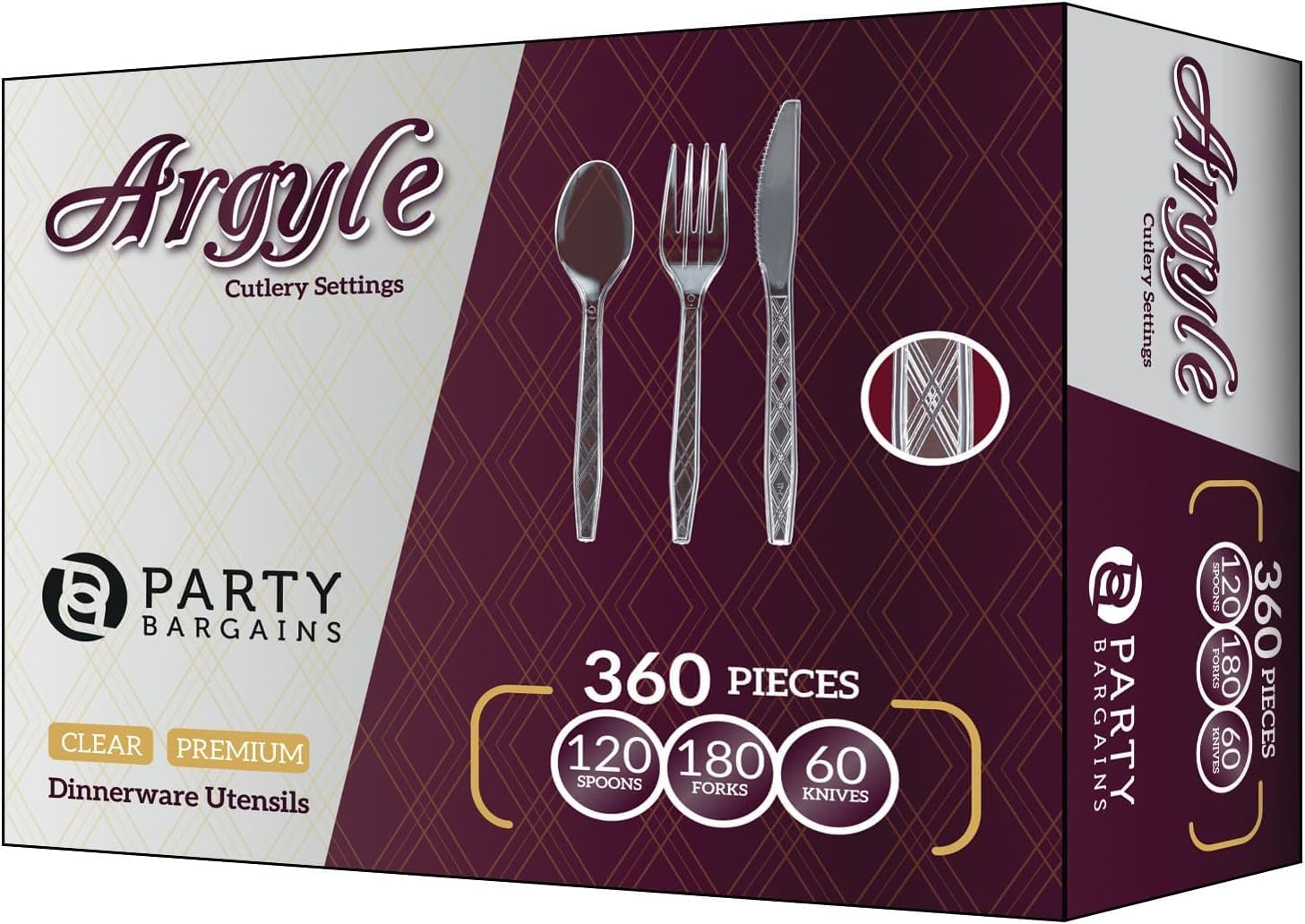 Argyle Clear 360 Pieces