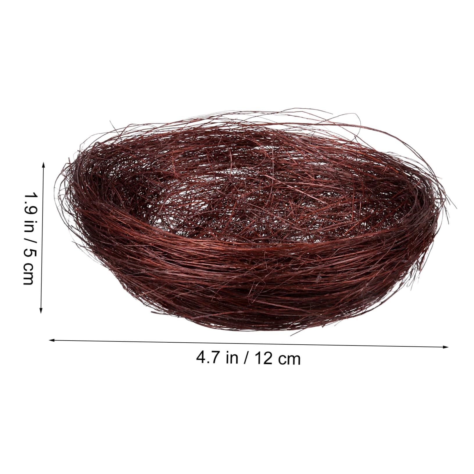 BESPORTBLE 80 Pezzi Simulato Nido di Uccello Uova di Uccello per L'Artigianato Pasqua Nido di Uccelli Decorazione Decorazione in Vimini Artificiale Figurine Pasqua Mini Uova di