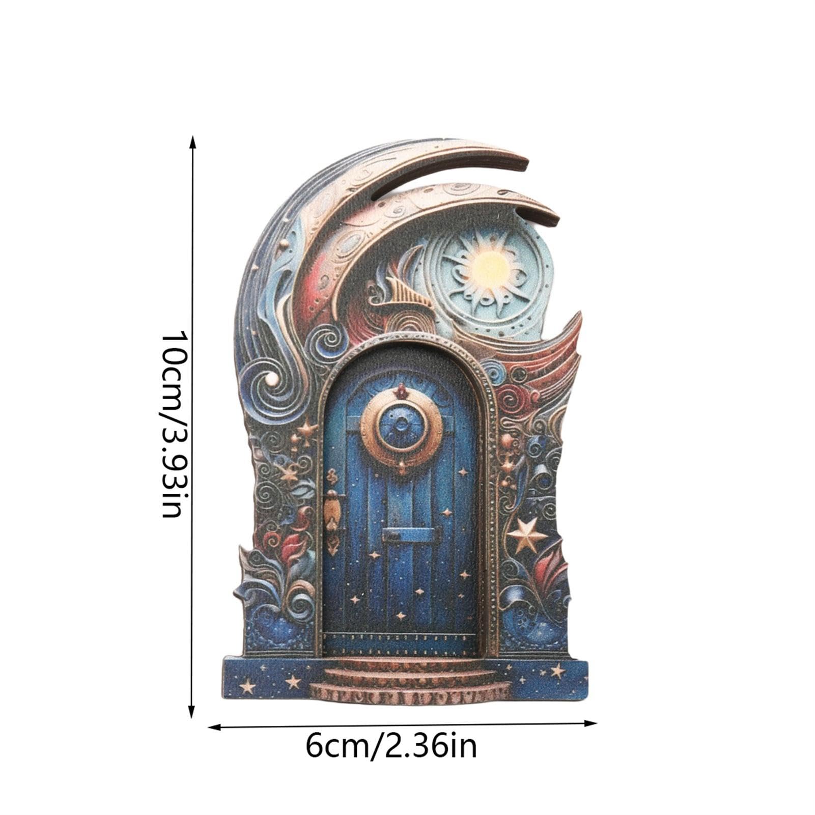 Porta Fatata In Legno Per Giardino – Decorazione Magica Fai-da-te Per Alberi, Muri E Aiuole – Scultura Da Esterno Resistente Alle Intemperie