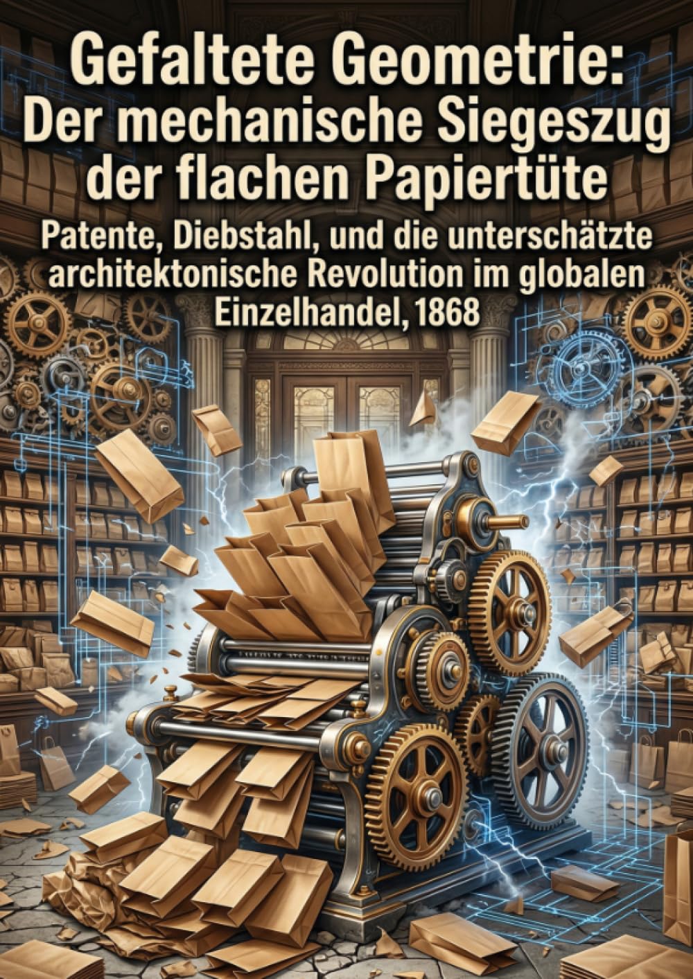 Gefaltete Geometrie: Der mechanische Siegeszug der flachen Papiertüte: Patente, Diebstahl, und die unterschätzte architektonische Revolution im globalen Einzelhandel, 1868